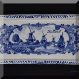 P53. Small Delft serving plate. 5.5” x 11” - $14 